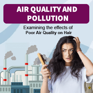 Air Quality and Pollution Effect on hair